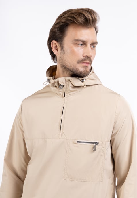 Dreimaster Übergangsjacke - recyceltes Material Herren Beige - Image 3