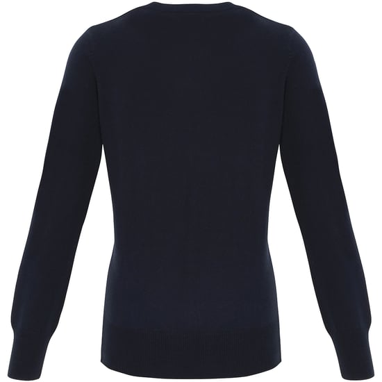 Premier Womens/Ladies Essential Acryl-Strickjacke (Marine) - Image 2