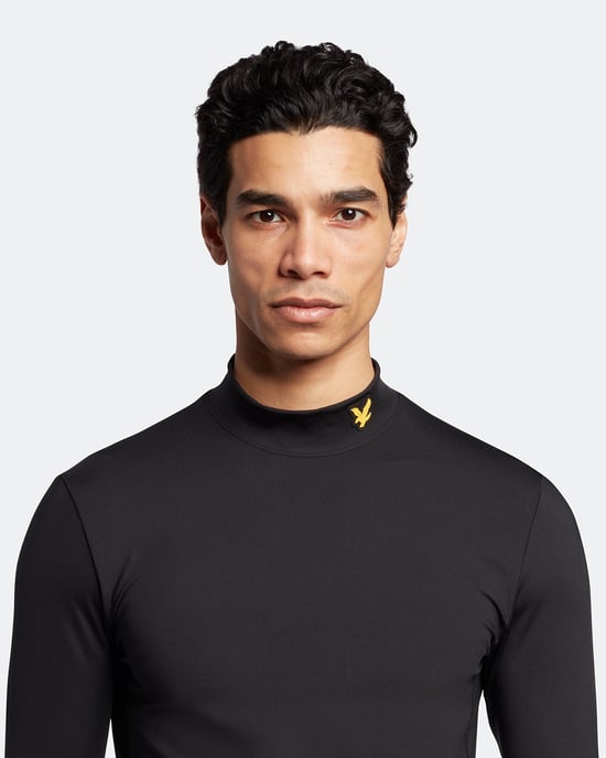 Lyle & Scott Golf Technical Baselayer in Schwarz - Image 4
