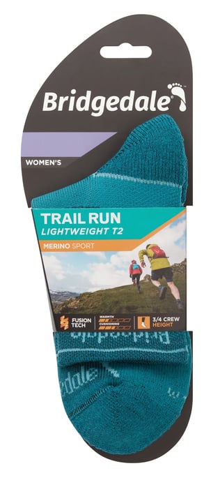 Bridgedale - Leichte Socken aus Merino für Damen - Teal - Image 2