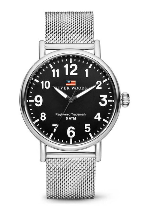 River Woods Sacramento Silber Herren Armbanduhr RW420003 - Image 1