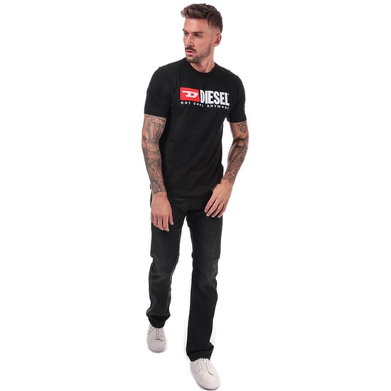 Men's Diesel Just Division T-Shirt in Black