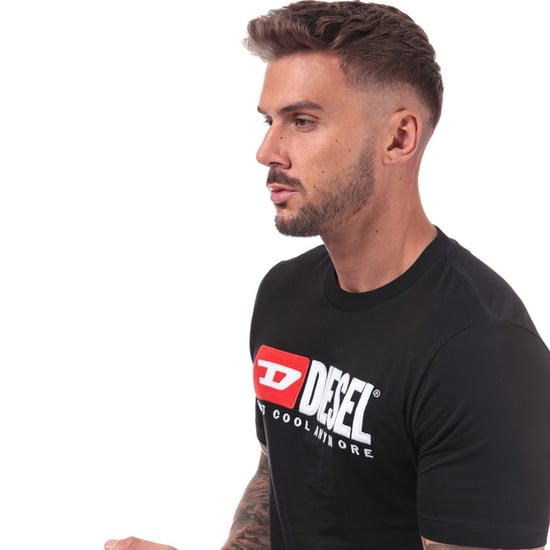 Men's Diesel Just Division T-Shirt in Black