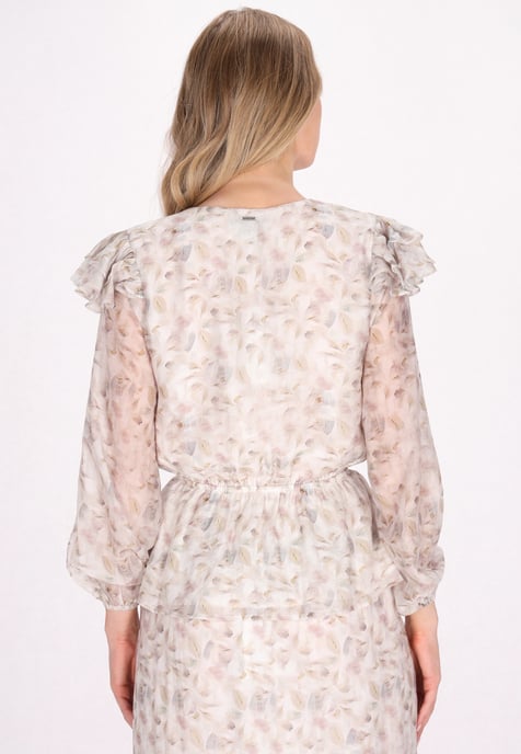 Dreimaster Bluse Damen Hell Braun - Image 4