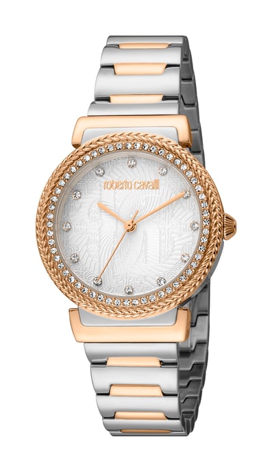 RC5L039M0105 Roberto Cavalli Frauen Quarz Silber Edelstahl 5 ATM 32 mm - Image 1