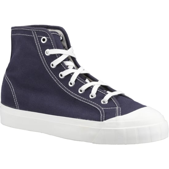 Superga 3192 Campionato Basket 100% Baumwolle Herren Blau Grau Dunkel Stiefel - Image 1