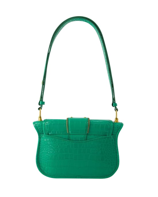 Blaze Schultertasche - Balmain - Leder - Grün - Image 3