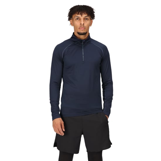 Regatta Mens Core Stretch Half Zip Midlayer (Navy)
