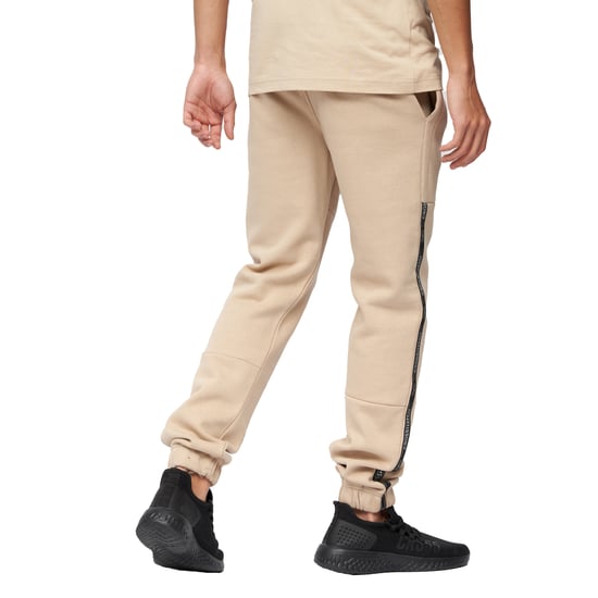 Crosshatch - "Apollo" Jogginghosen für Herren (Steinfarben) - Image 3
