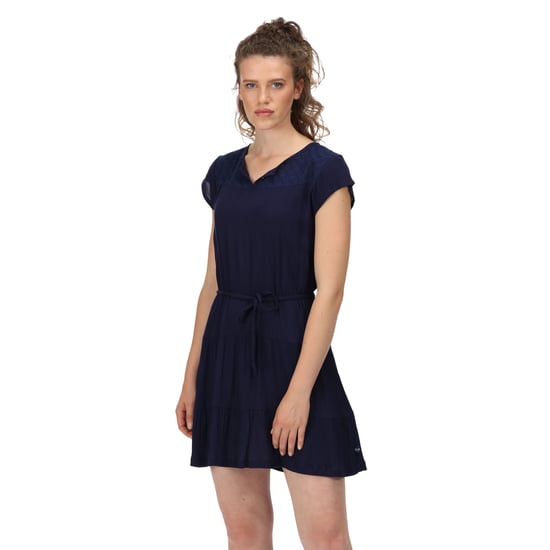 Regatta Damen/Damen Reanna Gestuftes Freizeitkleid (Marine) - Image 5