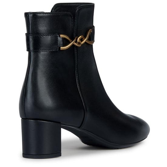 Geox D Pheby Leder Damen Schwarz Stiefel - Image 2