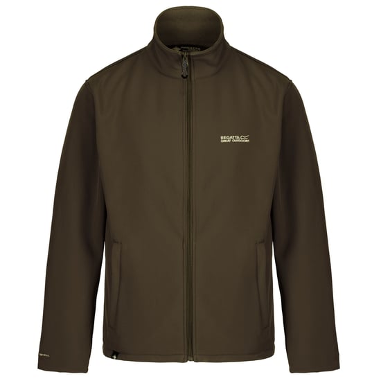 Regatta Great Outdoors Herren Cera III Softshell-Jacke (Khaki dunkel/Dunkelgrau) - Image 1