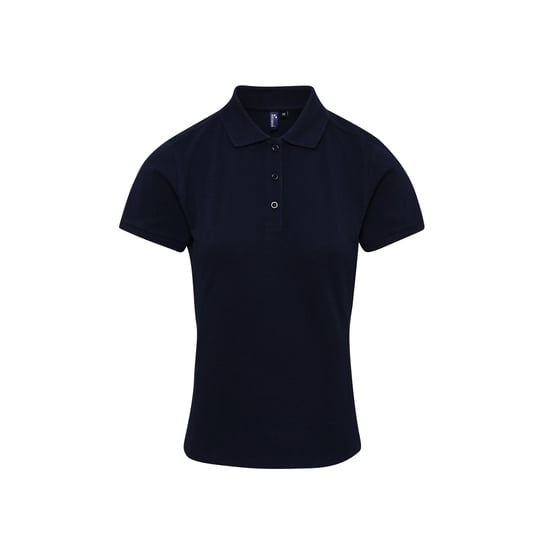 Premier Damen Polo-Shirt Coolchecker mit CoolPlus (Marineblau) - Image 1