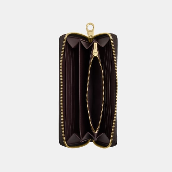 Long Zip Around Wallet in Signature Canvas