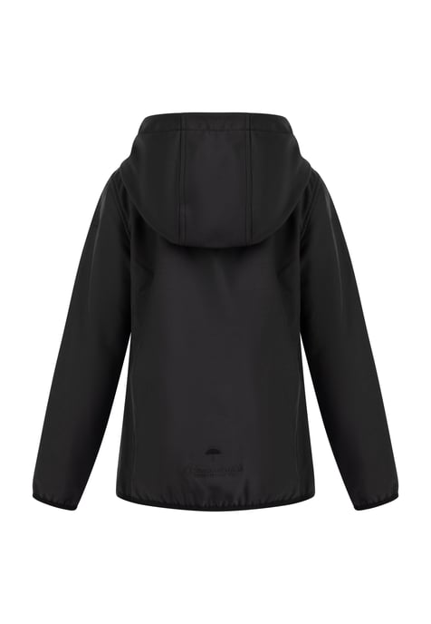 Schmuddelwedda Softshellblouson - recyceltes Material Mädchen schwarz - Image 2