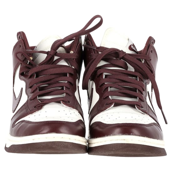 Nike Dunk High Burgundy Crush Sneakers aus burgunderfarbenem Leder - Image 2