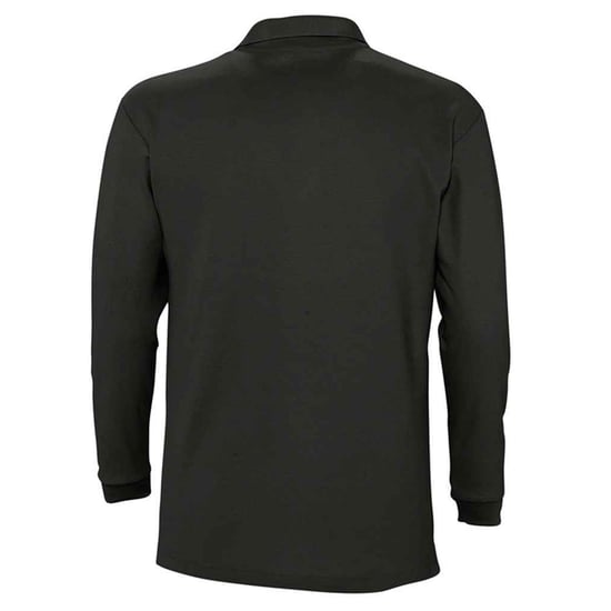 SOLS - "Winter II" Poloshirt für Herren/Damen Unisex Langärmlig (Schwarz) - Image 2