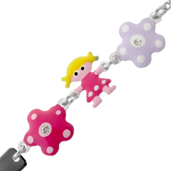 Orphelia 'Dahlia' Child's 925 Sterling Silver Necklace - Silver ZK-7147