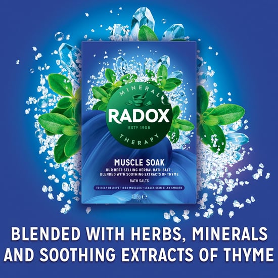 Radox Mineral Therapy Muscle Soak Herbal Bath Salt 400g, 3 Pack