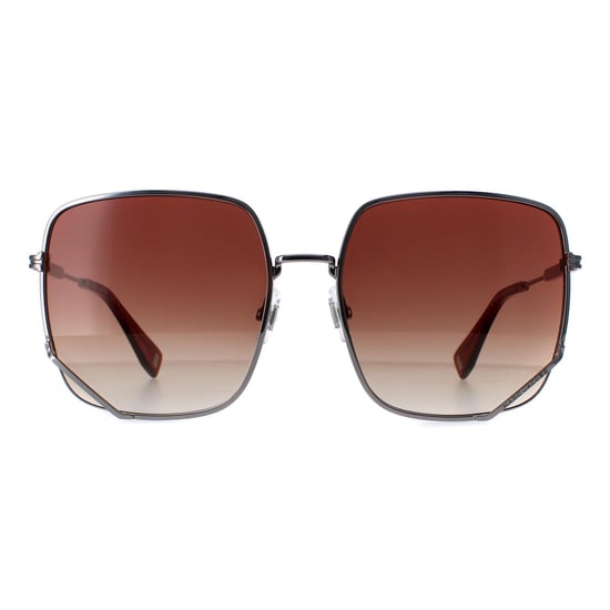 Marc Jacobs Square Womens Ruthenium Grey Brown Gradient MJ 1008/S