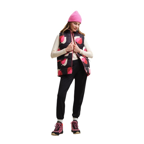 Regatta Womens/Ladies Orla Kiely Elm Leaf Gilet (Shadow/Pink)