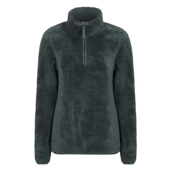 Mountain Warehouse Womens/Ladies Teddy Fleece Quarter Zip Fleece Top (Green)
