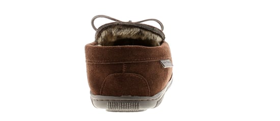 Hush Puppies ace leather mens full slippers chocolate