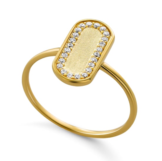 Orphelia 'Malaga' Damen-Ring aus 925er Sterlingsilber – Gold ZR-7573/G - Image 2