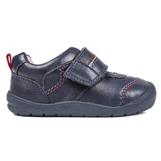 Start-Rite First Zak Leder Baby Schuhe - Marine - Image 1