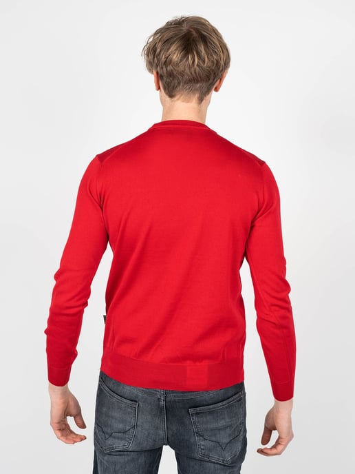 Plein Sport Pullover Merino Herren rot - Image 4