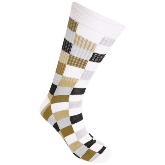 Dare 2B Unisex Adult Henry Holland Checkerboard Socks (Pack of 2) (White)