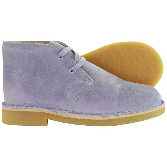 Clarks Originals Desert Kids Blue Stiefel - Image 4
