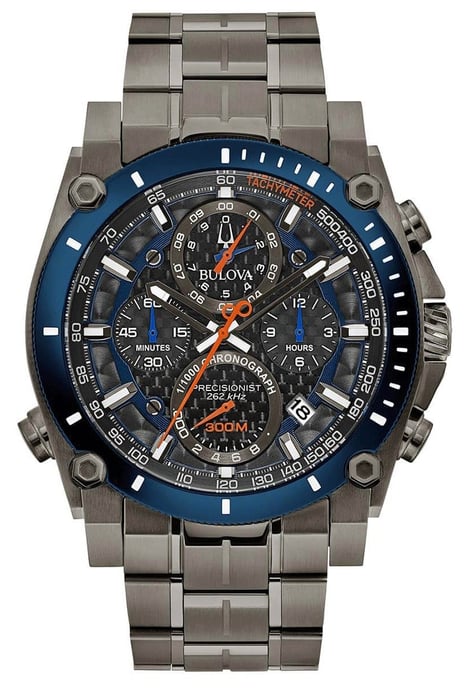 Bulova Precisionist Grau Herren Armbanduhr 98B343 - Image 1