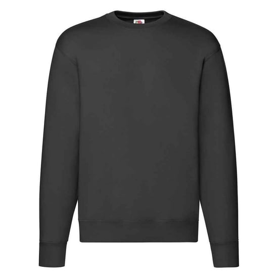 Fruit of the Loom - "Premium" Sweatshirt Überschnittene Schulter für Herren (Schwarz) - Image 1