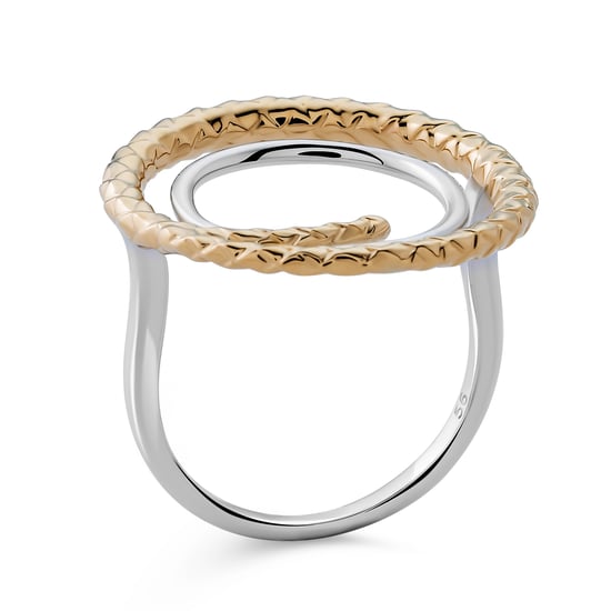 Orphelia Damen-Ring Sterling-Silber 925 – Silber/Gold ZR-7499 - Image 2