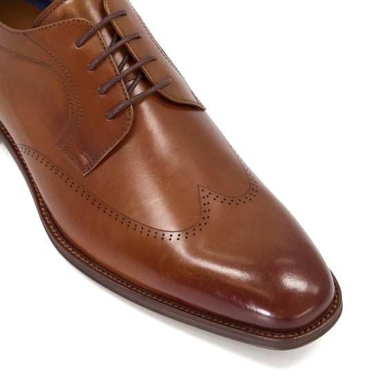 Dune Sheath Leder Herren Tan Oxford Schuhe - Image 5