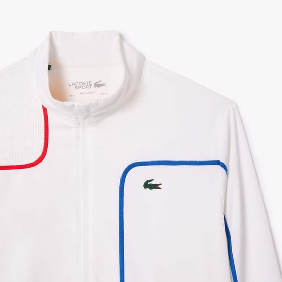 Men's Lacoste Sport Colour Block Tennis Tracksuit in White