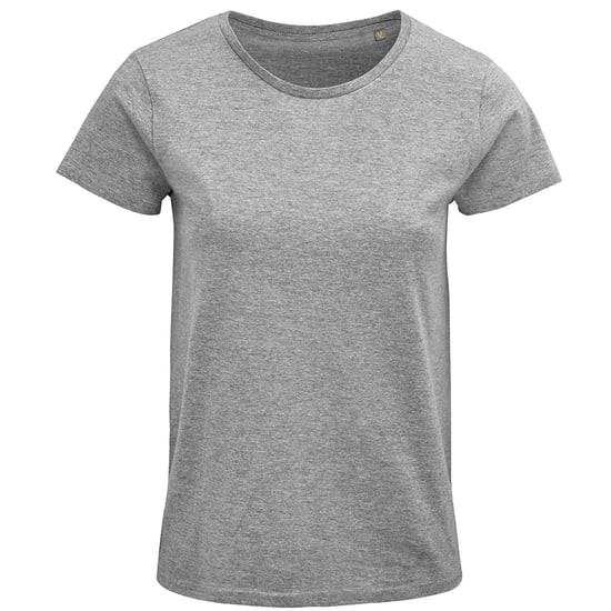 SOLS - "Crusader" T-Shirt Baumwolle aus biologischem Anbau für Damen (Grau) - Image 1