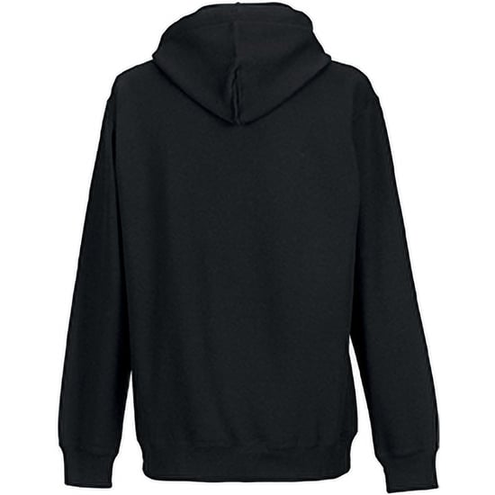 Russell Colour Herren Sweatshirt mit Kapuze (Schwarz) - Image 2