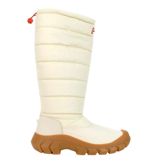 Hunter Interpid Tall Damen Schneestiefel in Weiß - Image 1