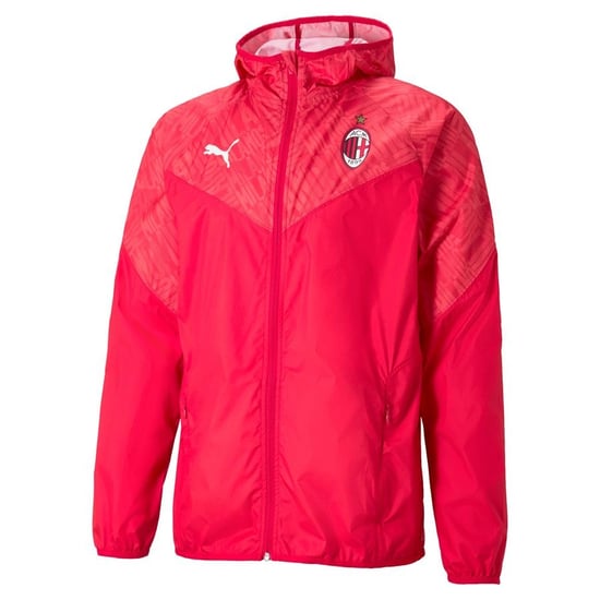 Puma AC Milan 2020-21 Mens Red Warmup Jacket