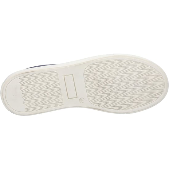 Hush Puppies Colton Leder Herren Navy Turnschuhe - Image 3