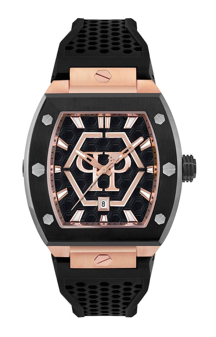 Philipp Plein The Hexagon Phantom Schwarz Herren Armbanduhr PWPUA0124 - Image 1