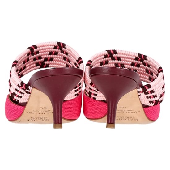 Malone Souliers Geflochtene Maisie Sandalen aus pinkem Raphia - Image 5