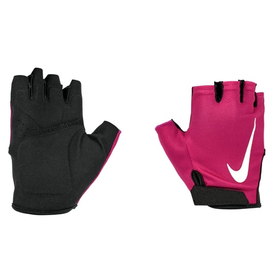 Nike - Damen 2024 - Fingerlose Handschuhe "Gym Essential", Fitness (Schwarz/Fuchsie) - Image 3