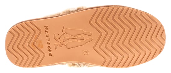 Hush Puppies Ariel Wildleder Damen Hausschuhe In Beige - Image 5