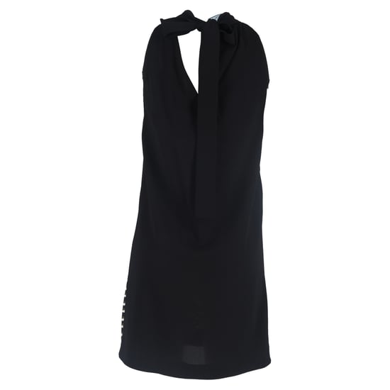Prada Bedrucktes Mini-Rückenbandkleid aus mehrfarbiger Viskose - Image 3