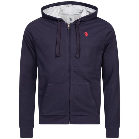 U.S. Polo ASSN. Sweat jacket with hood in Navy