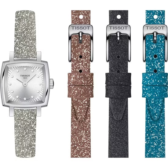 Tissot Lovely Square Festive Kit Damen Pinke Uhr T0581091703602 - Image 1