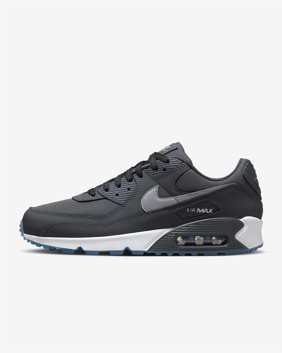 Nike Air Max 90 Herren Turnschuhe in Anthrazit/Industrieblau/Weiß/Reflect Silver - Image 1